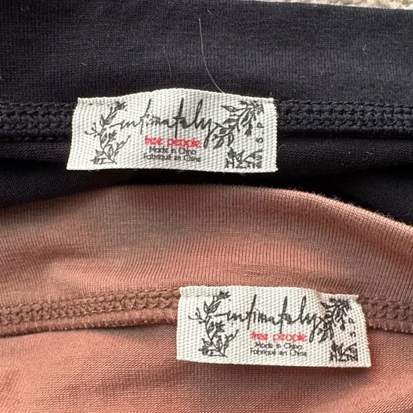 Women's Black and Brown Camisole Set - Picture 3 of 3